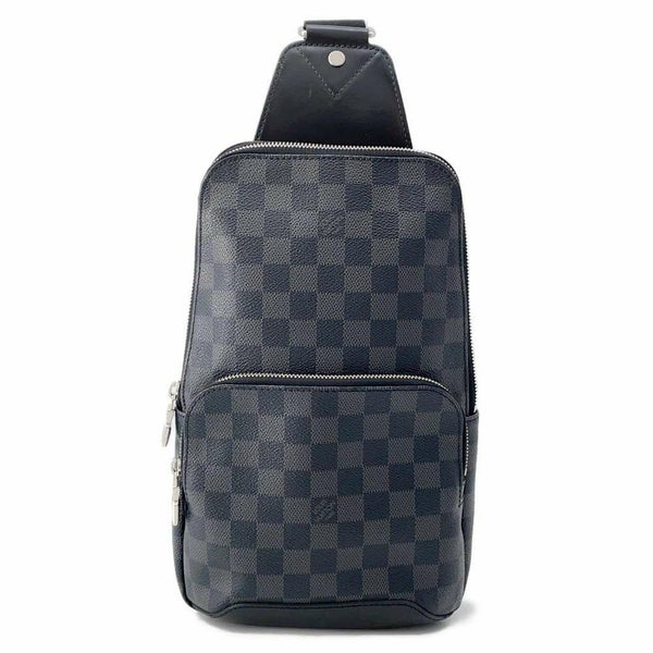 ルイヴィトン ボディバッグ ダミエ・グラフィット アヴェニュー・スリングバッグ N41719 LOUIS VUITTON 黒 ブラック