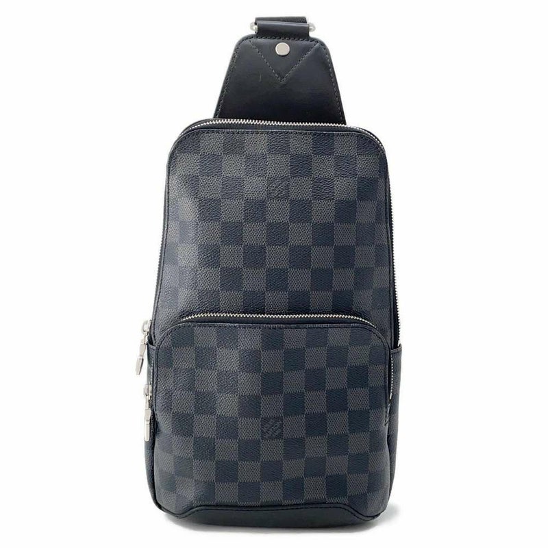 ルイヴィトン ボディバッグ ダミエ・グラフィット アヴェニュー・スリングバッグ N41719 LOUIS VUITTON 黒 ブラック