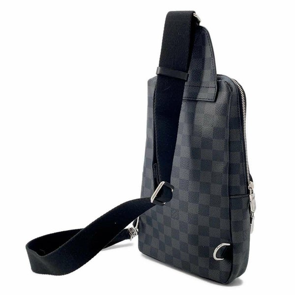 ルイヴィトン ボディバッグ ダミエ・グラフィット アヴェニュー・スリングバッグ N41719 LOUIS VUITTON 黒 ブラック