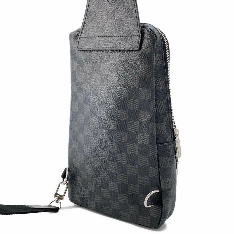 ルイヴィトン ボディバッグ ダミエ・グラフィット アヴェニュー・スリングバッグ N41719 LOUIS VUITTON 黒 ブラック