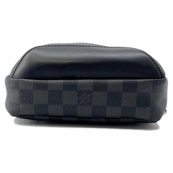 ルイヴィトン ボディバッグ ダミエ・グラフィット アヴェニュー・スリングバッグ N41719 LOUIS VUITTON 黒 ブラック