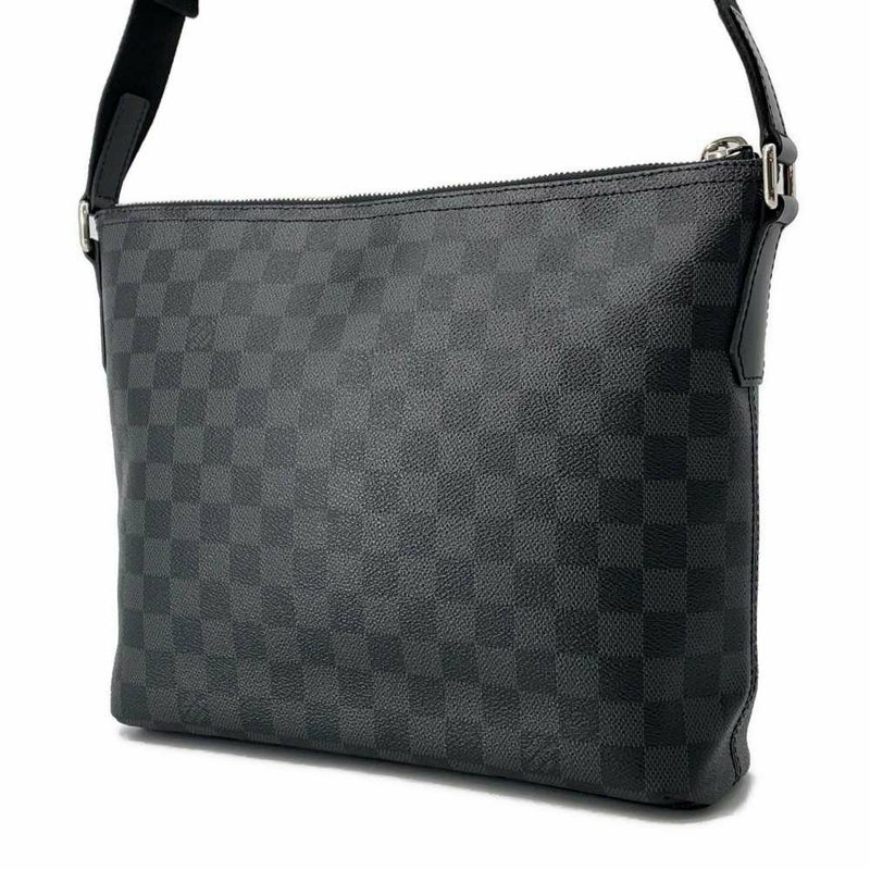 ルイヴィトン ショルダーバッグ ダミエ・グラフィット ミックPM N41211 LOUIS VUITTON ヴィトン メンズ ブラック 黒