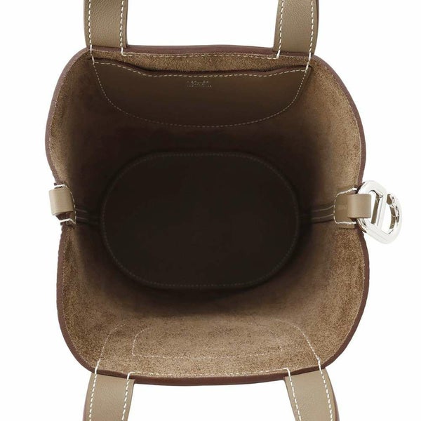 エルメス トートバッグ インザループ 18 エトゥープ/シルバー金具 トリヨンクレマンス/スイフト B刻印