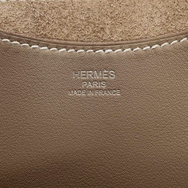 エルメス トートバッグ インザループ 18 エトゥープ/シルバー金具 トリヨンクレマンス/スイフト B刻印