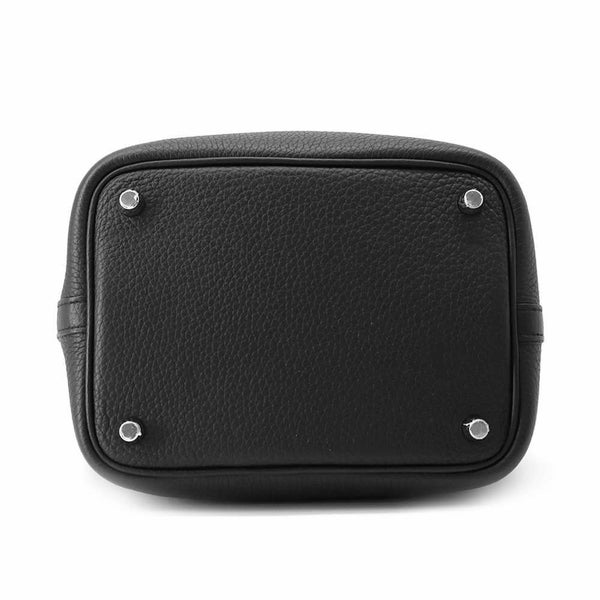 エルメス ハンドバッグ ピコタンロックPM ブラック/シルバー金具 トリヨンクレマンス B刻印 黒