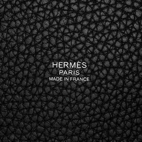 エルメス ハンドバッグ ピコタンロックPM ブラック/シルバー金具 トリヨンクレマンス B刻印 黒