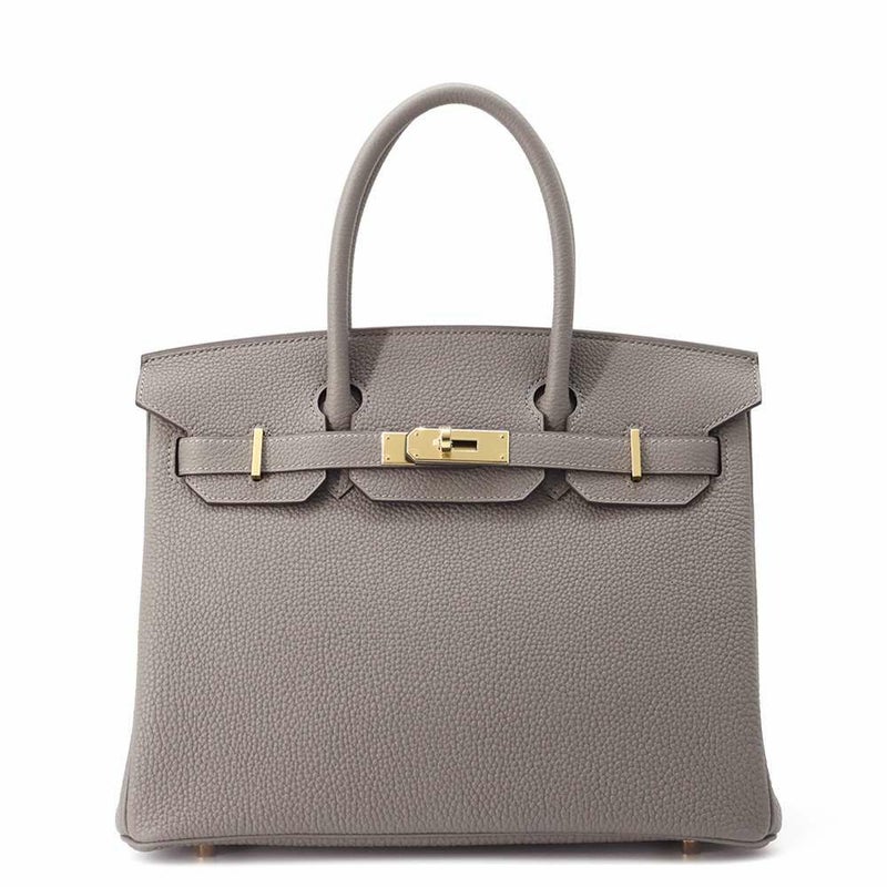 エルメス バーキン30 グリメイヤー/シャンパンゴールド金具 トゴ W刻印 HERMES Birkin ハンドバッグ