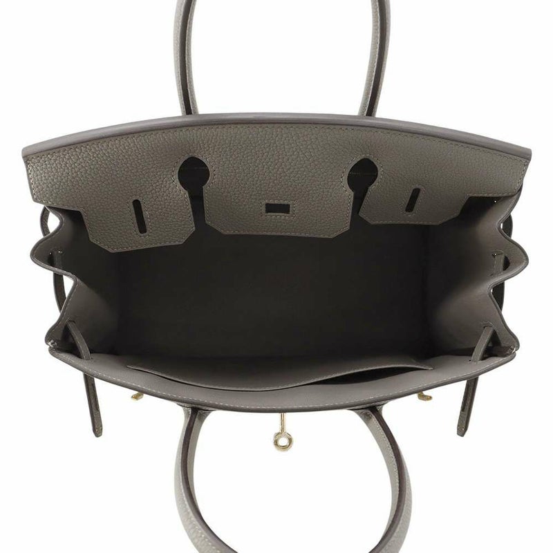 エルメス バーキン30 グリメイヤー/シャンパンゴールド金具 トゴ W刻印 HERMES Birkin ハンドバッグ