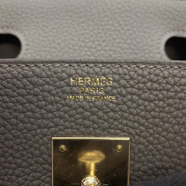 エルメス バーキン30 グリメイヤー/シャンパンゴールド金具 トゴ W刻印 HERMES Birkin ハンドバッグ