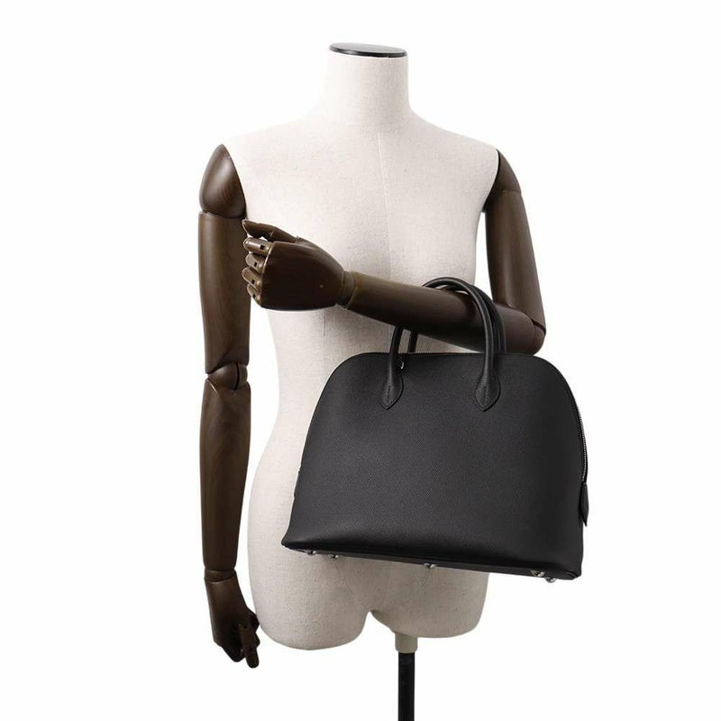 エルメス ハンドバッグ ボリード1923 30 ブラック/シルバー金具 エプソン B刻印 2wayショルダー 黒