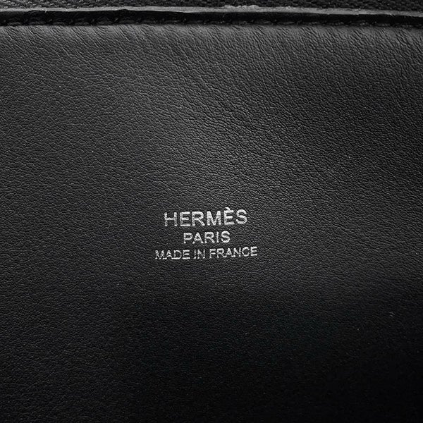 エルメス ハンドバッグ ボリード1923 30 ブラック/シルバー金具 エプソン B刻印 2wayショルダー 黒