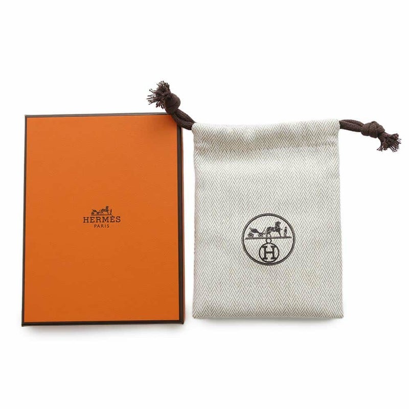 エルメス ネックレス ミニ・ポップアッシュ ブラック/シルバー金具 HERMES アクセサリー