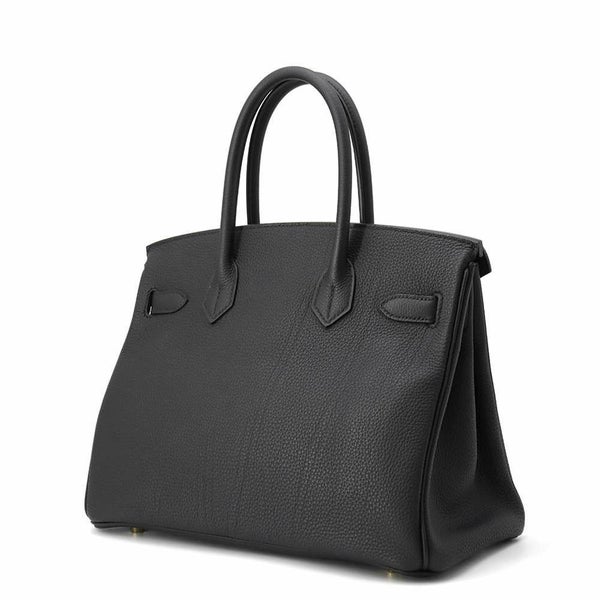 エルメス バーキン30 ブラック/ゴールド金具 トゴ A刻印 HERMES Birkin ハンドバッグ 黒