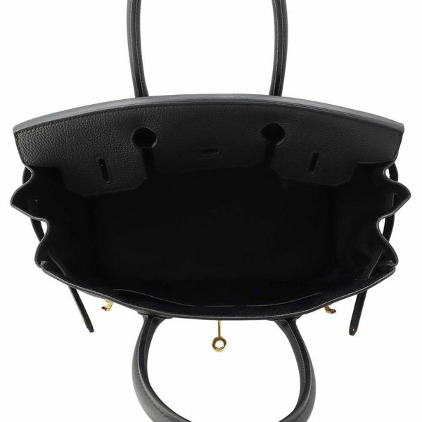 エルメス バーキン30 ブラック/ゴールド金具 トゴ A刻印 HERMES Birkin ハンドバッグ 黒