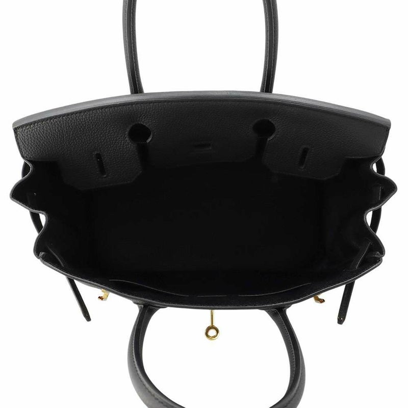 エルメス バーキン30 ブラック/ゴールド金具 トゴ A刻印 HERMES Birkin ハンドバッグ 黒