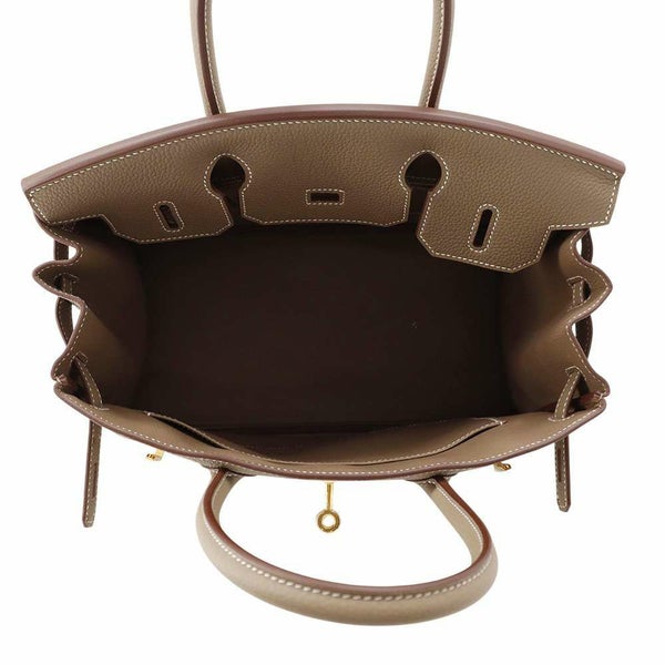 エルメス バーキン30 エトゥープ/ゴールド金具 トゴ W刻印 HERMES Birkin ハンドバッグ