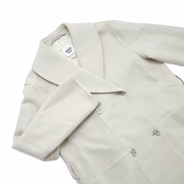 エルメス コート シェーヌダンクル ウール レディースサイズ36 HERMES アパレル アウター