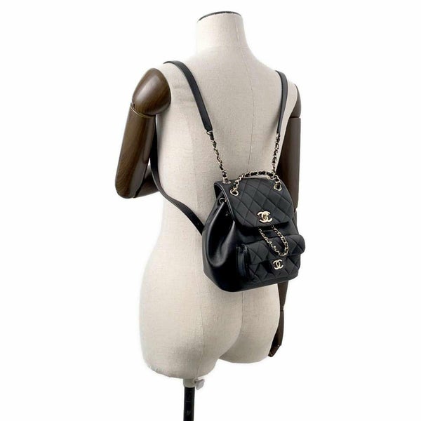 シャネル リュック マトラッセ ココマーク ラムスキン AS2908 CHANEL バッグ バックパック 黒