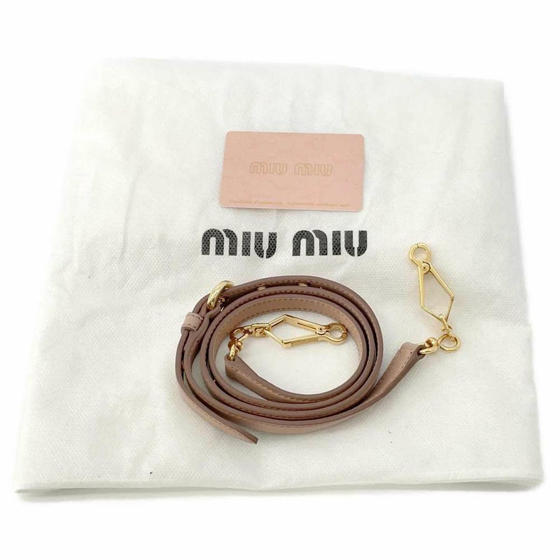 ミュウミュウ ハンドバッグ マテラッセ ギャザー 5BE886 Miu Miu 2wayショルダーバッグ