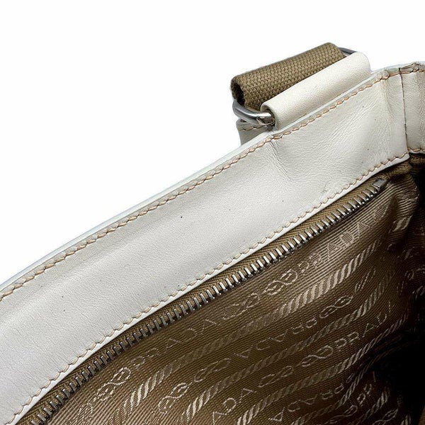 プラダ ショルダーバッグ ロゴ BT0536 PRADA バッグ 白