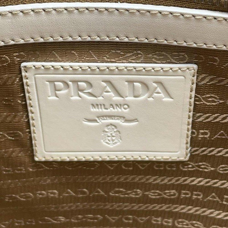 プラダ ショルダーバッグ ロゴ BT0536 PRADA バッグ 白