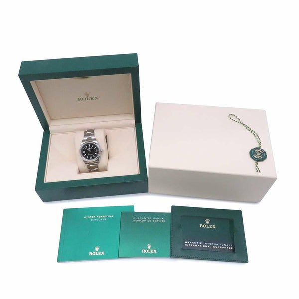 ロレックス エクスプローラー36 ランダムシリアル ルーレット 124270 ROLEX 腕時計 ウォッチ 黒文字盤
