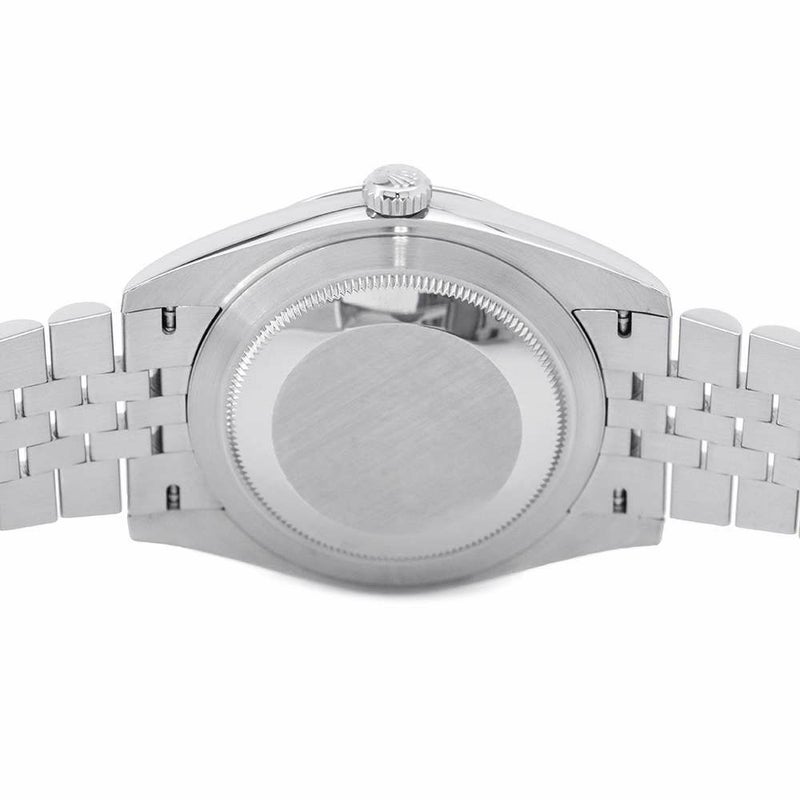 ロレックス デイトジャスト41 SS/K18 10Pダイヤ ランダムシリアル ルーレット 126334G ROLEX 腕時計 黒文字盤