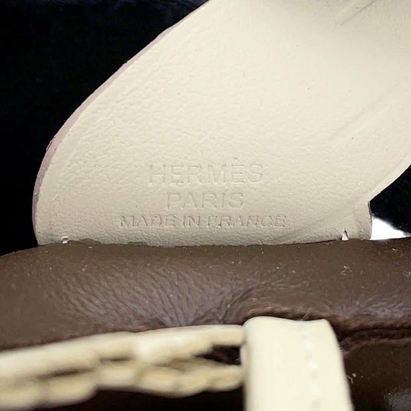 エルメス バッグチャーム ロデオPM ペガサス ショコラ/クレ ラムスキン W刻印 HERMES チャーム