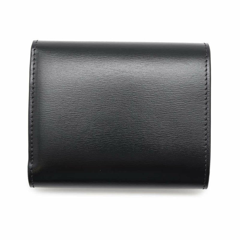 セリーヌ 三つ折り財布 トリオンフ スモール フラップウォレット 10D783DPV.38NO CELINE 財布 黒