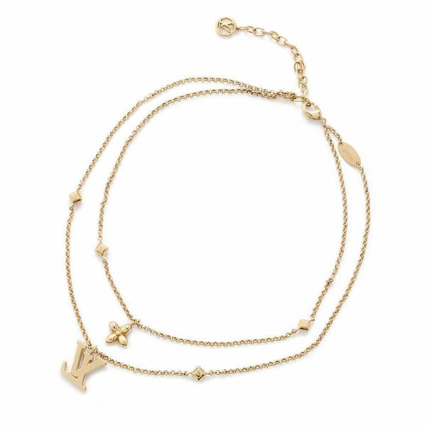 ルイヴィトン ネックレス ネックレス・レディ LV ラインストーン M01845 LOUIS VUITTON アクセサリー