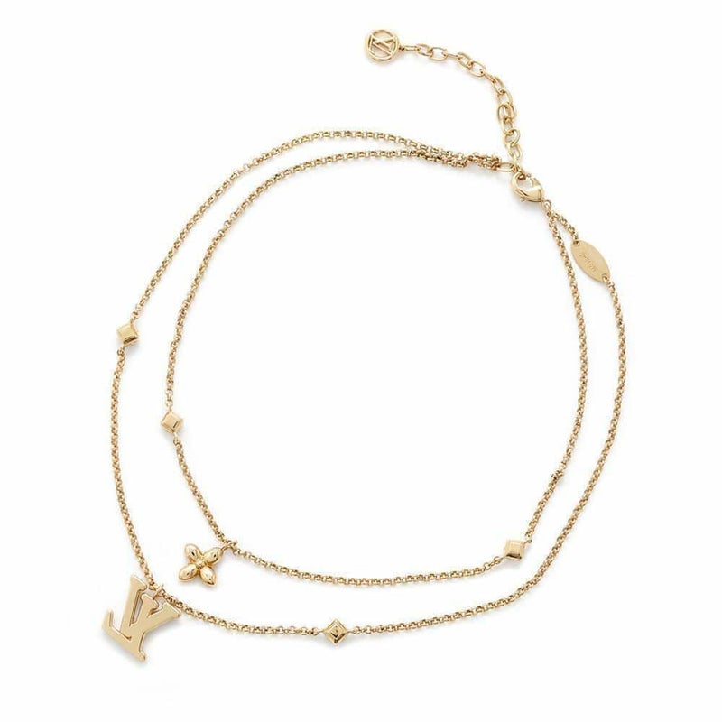 ルイヴィトン ネックレス ネックレス・レディ LV ラインストーン M01845 LOUIS VUITTON アクセサリー