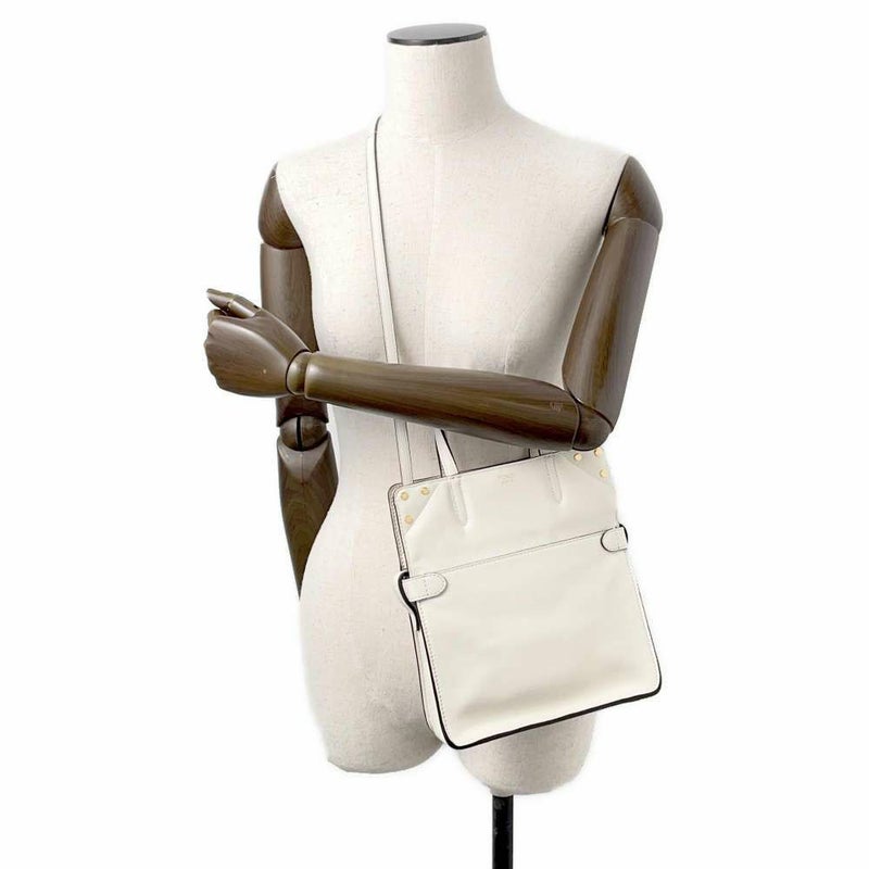 フェンディ ハンドバッグ フリップ スモール 8BT306 FENDI 2way 白