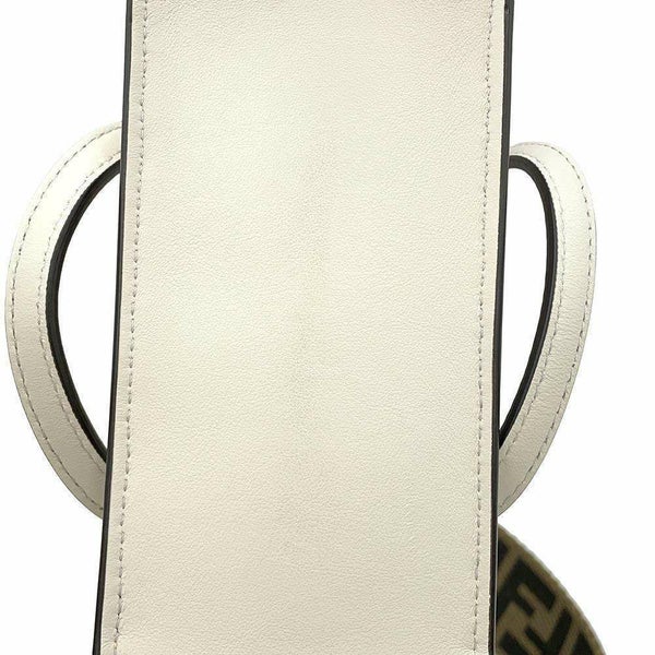 フェンディ ハンドバッグ フリップ スモール 8BT306 FENDI 2way 白