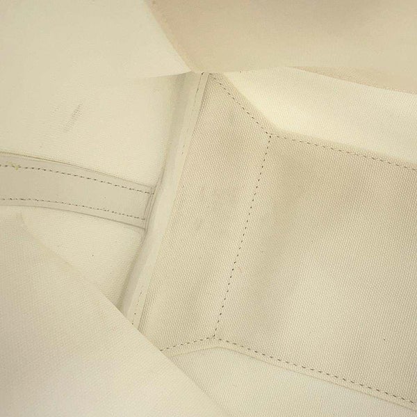 クリスチャン・ルブタン トートバッグ キャンバス レザー3215121 Christian Louboutin 白 2way