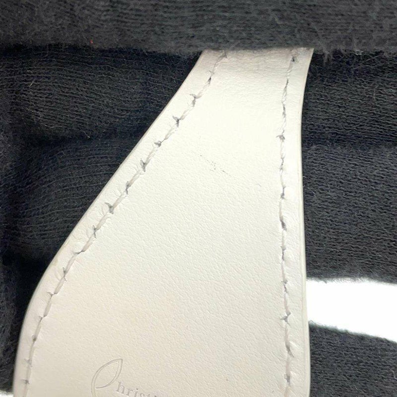 クリスチャン・ルブタン トートバッグ キャンバス レザー3215121 Christian Louboutin 白 2way