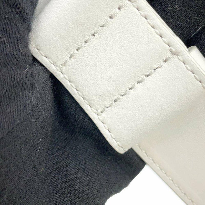 クリスチャン・ルブタン トートバッグ キャンバス レザー3215121 Christian Louboutin 白 2way