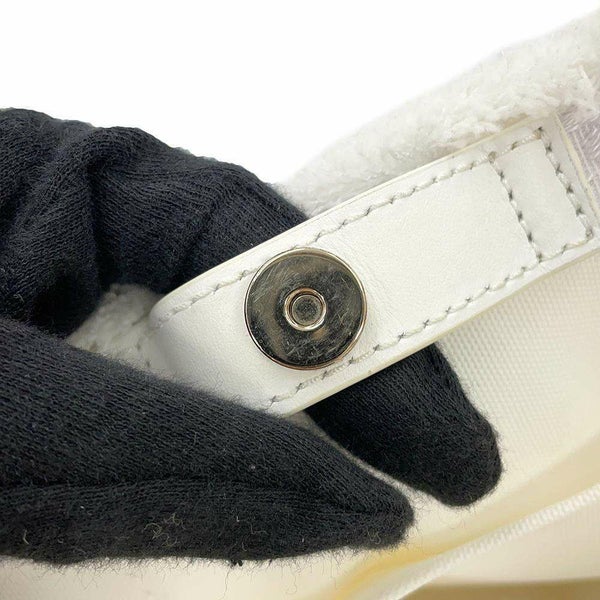 クリスチャン・ルブタン トートバッグ キャンバス レザー3215121 Christian Louboutin 白 2way