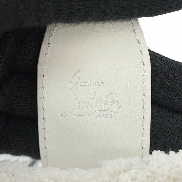クリスチャン・ルブタン トートバッグ キャンバス レザー3215121 Christian Louboutin 白 2way