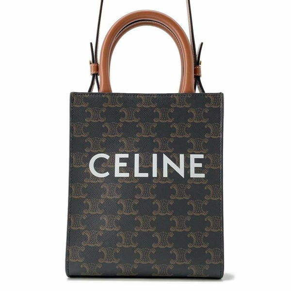 セリーヌ ハンドバッグ トリオンフ ミニ バーティカル カバ 194372 CELINE 2way