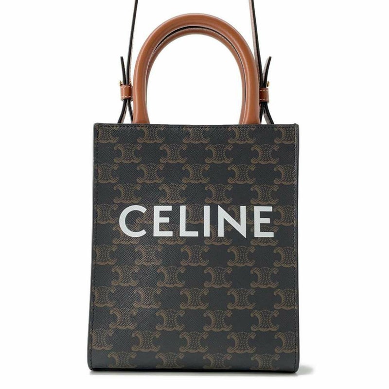 セリーヌ ハンドバッグ トリオンフ ミニ バーティカル カバ 194372 CELINE 2way