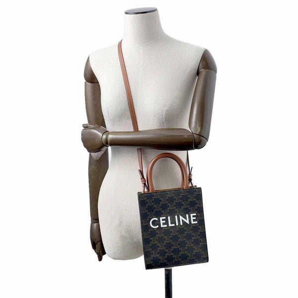 セリーヌ ハンドバッグ トリオンフ ミニ バーティカル カバ 194372 CELINE 2way