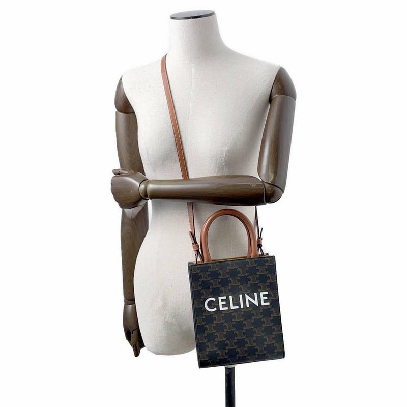 セリーヌ ハンドバッグ トリオンフ ミニ バーティカル カバ 194372 CELINE 2way