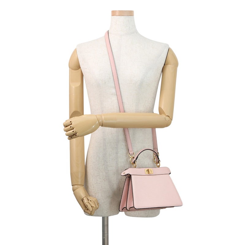 フェンディ ハンドバッグ ピーカブー アイシーユー ISeeU プチ リザード 8BN335 FENDI 2way セール品