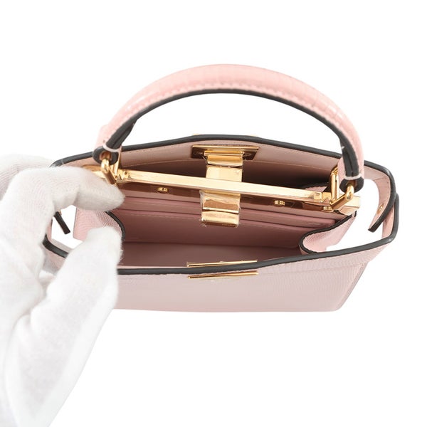 フェンディ ハンドバッグ ピーカブー アイシーユー ISeeU プチ リザード 8BN335 FENDI 2way セール品