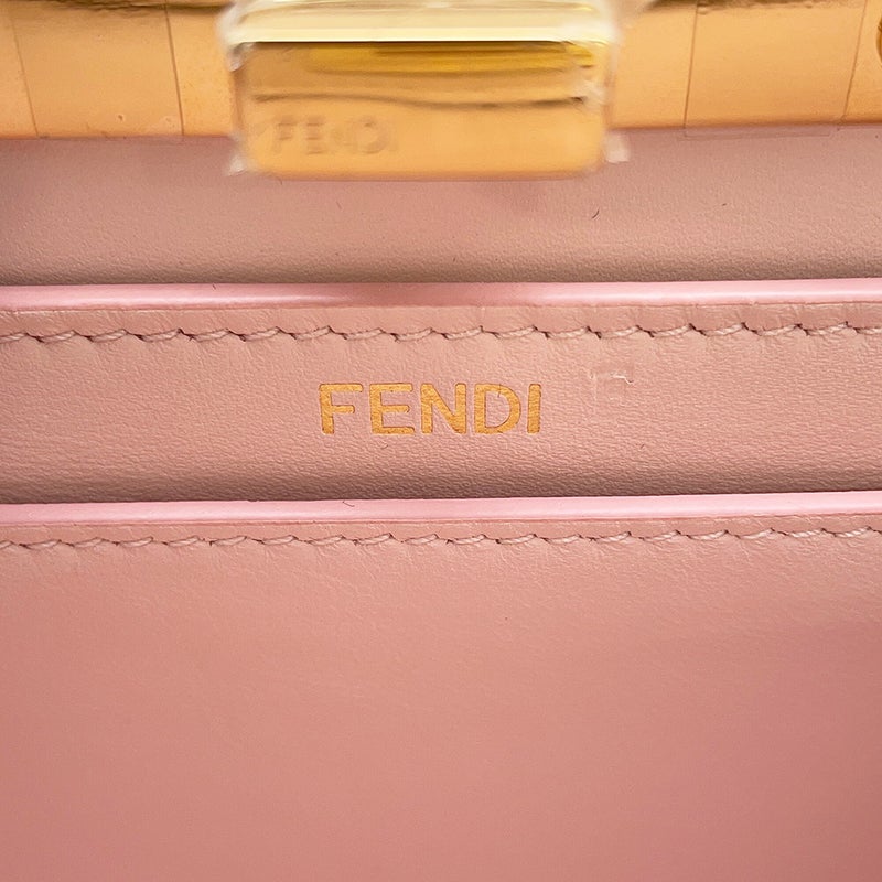 フェンディ ハンドバッグ ピーカブー アイシーユー ISeeU プチ リザード 8BN335 FENDI 2way セール品