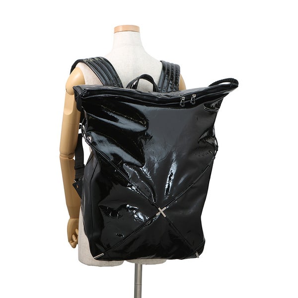 ボッテガヴェネタ リュック テント バックパック パテント 691386 BOTTEGA VENETA 黒