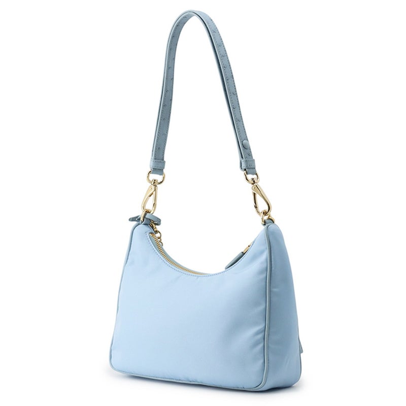 プラダ ショルダーバッグ トライアングルロゴ Re-Nylon ナイロン/オーストリッチ 1BD313 PRADA 3wayハンドバッグ