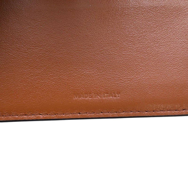 セリーヌ 三つ折り財布トリオンフ フラップウォレット スモール  キャンバス レザー 10D783 CELINE 財布