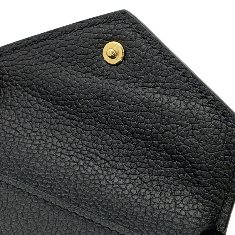 ルイヴィトン 三つ折り財布 モノグラム・アンプラント ポルトフォイユ・ゾエ M62935 LOUIS VUITTON ヴィトン 財布 ブラック 黒