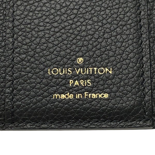 ルイヴィトン 三つ折り財布 モノグラム・アンプラント ポルトフォイユ・ゾエ M62935 LOUIS VUITTON ヴィトン 財布 ブラック 黒